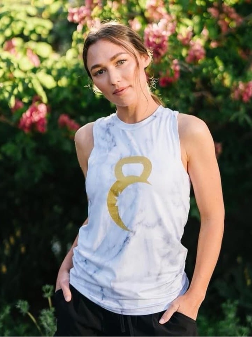 ZYIA Active Gold Hendrix Kettle Moon tank | small S